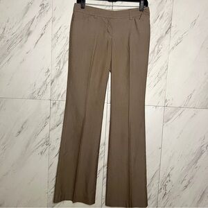 3/$60 Express Editor Wide Leg Dress Pants Tan Brown Trousers SZ 2
